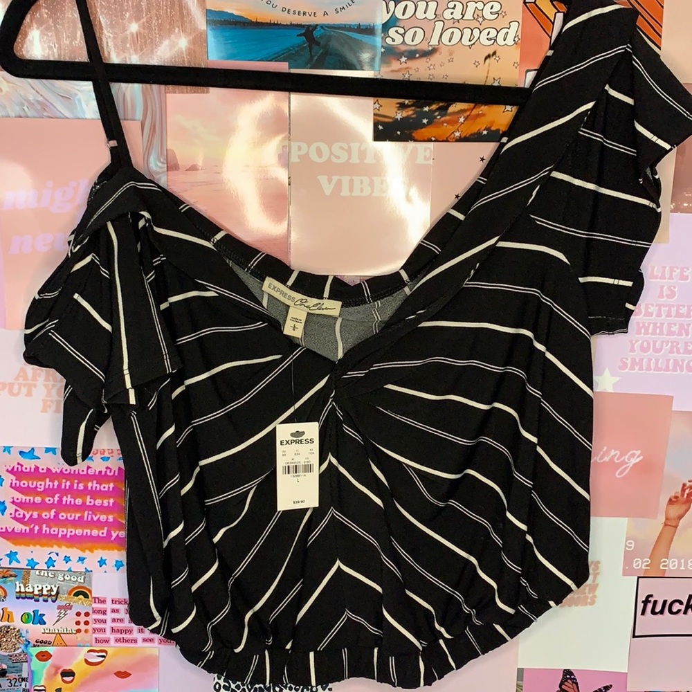 Express cropped shirt